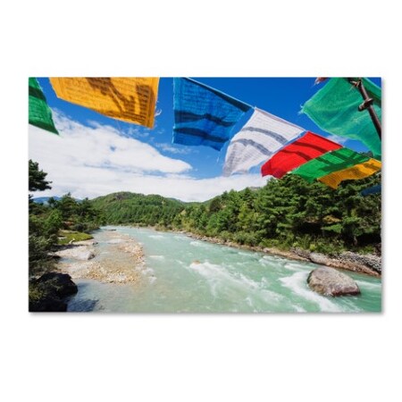 Robert Harding Picture Library 'Colorful Flags' Canvas Art,16x24